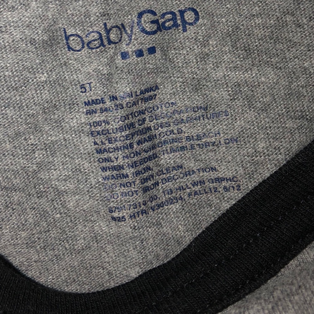 GAP Kids shirt Halloween spooky raglan - Picture 4 of 4